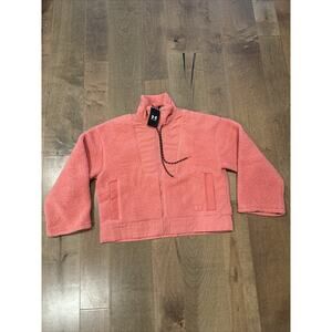 Under Armour Women’s Legacy Sherpa Full-Zip Jacket – Deco Rose Pink, Size Large